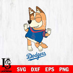 Los Angeles Dodgers Chilli Dance Sport Svg Eps Dxf Png File, Digital Download, Instant Download