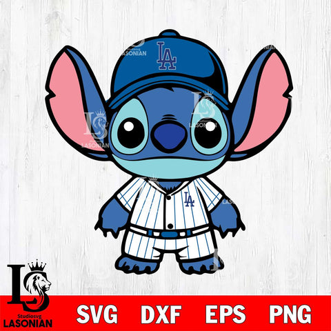 Los Angeles Dodgers Stitch Svg Eps Dxf Png File, Digital Download, Instant Download