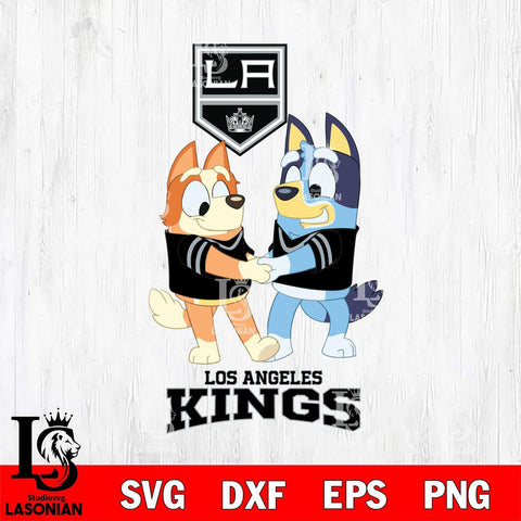 Los Angeles Kings Bluey Chilli Dance Svg Eps Dxf Png File, Digital Download, Instant Download