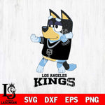 Los Angeles Kings Bluey Dad Dance Svg Eps Dxf Png File, Digital Download, Instant Download