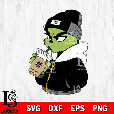 Los Angeles Kings Boujee Grinch 6 Svg Eps Dxf Png File, Digital Download, Instant Download