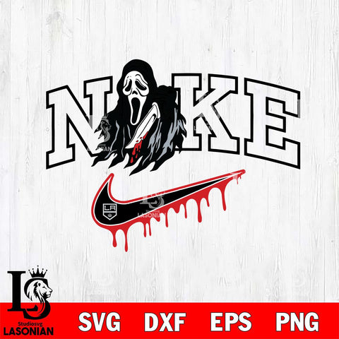 Los Angeles Kings Ghostface Nike Svg Eps Dxf Png File, Digital Download, Instant Download