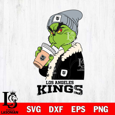 Los Angeles Kings Grinch Bougie Football Svg Eps Dxf Png File, Digital Download, Instant Download