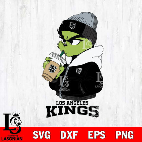 Los Angeles Kings Grinch Bougie Sport Svg Eps Dxf Png File, Digital Download, Instant Download