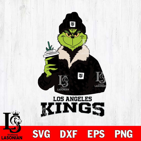 Los Angeles Kings Grinch Leopard Svg Eps Dxf Png File, Digital Download, Instant Download