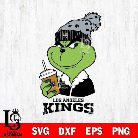 Los Angeles Kings Grinch hat Svg Eps Dxf Png File, Digital Download, Instant Download