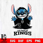 Los Angeles Kings Stitch Ghost Svg Eps Dxf Png File, NHL svg, Digital Download, Instant Download