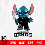 Los Angeles Kings Stitch Horror 2 Svg Eps Dxf Png File, NHL svg, Digital Download, Instant Download