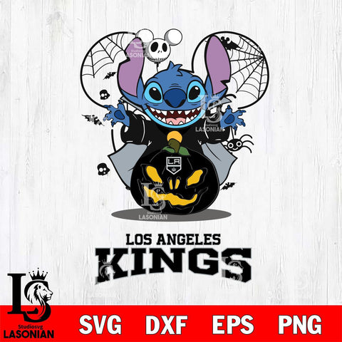 Los Angeles Kings Stitch Horror Halloween Svg Eps Dxf Png File, Digital Download, Instant Download