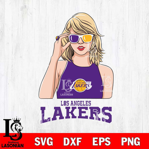 Los Angeles Lakers And Taylor Swift Fan Svg Eps Dxf Png File, Digital Download, Instant Download