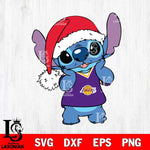 Los Angeles Lakers Cute Stitch Christmas Svg Dxf Eps Png file, Digital download,Clipart, Cut Files Cricut , Silhouette