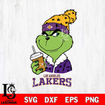 Los Angeles Lakers Grinch hat Svg Eps Dxf Png File, Digital Download, Instant Download