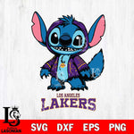 Los Angeles Lakers Stitch Halloween Svg Eps Dxf Png File, NBA svg, Digital Download, Instant Download