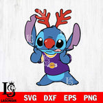 Los Angeles Lakers Stitch Reindeer Svg Dxf Eps Png file, Digital download,Clipart, Cut Files Cricut , Silhouette