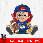 Los Angeles Rams Chucky Horror 11 Svg Eps Dxf Png File, NFL svg, Digital Download, Instant Download