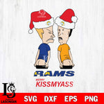 Los Angeles Rams Merry KissMyass Svg Eps Dxf Png File,NCAA Svg Files,Digital Download,Sublimation,Instant Download