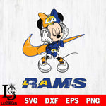 Los Angeles Rams Minnie Mouse Dancing NIKE, Svg Eps Dxf Png File, Digital Download