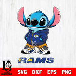 Los Angeles Rams Stitch Disney NFL Svg Eps Dxf Png File, Digital Download, Instant Download