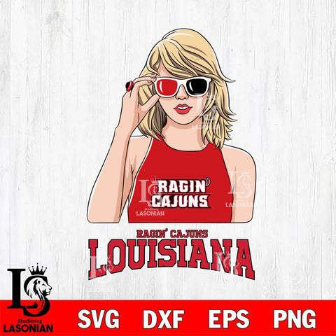 Louisiana Ragin' Cajuns And Taylor Swift Fan Svg Eps Dxf Png File, Digital Download, Instant Download