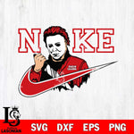 Louisiana Ragin' Cajuns Michael Myers Nike Svg Eps Dxf Png File, Digital Download, Instant Download