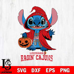 Louisiana Ragin' Cajuns Stitch Horror Svg Eps Dxf Png File, NCAA svg, Digital Download, Instant Download