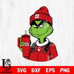 Louisiana Ragin' Cajuns Boujee Grinch 2 Svg Eps Dxf Png File, Digital Download, Instant Download