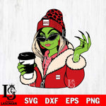 Louisiana Ragin' Cajuns Boujee Grinch 9 Svg Eps Dxf Png File, Digital Download, Instant Download