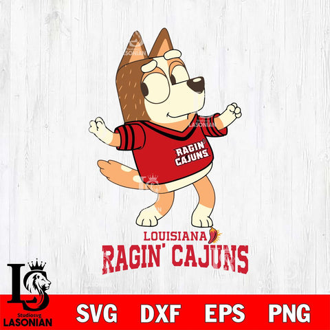 Louisiana Ragin' Cajuns Chilli Dance Svg Eps Dxf Png File, Digital Download, Instant Download