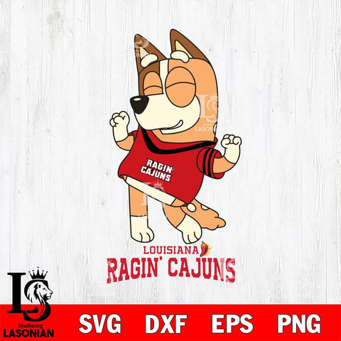 Louisiana Ragin' Cajuns Chilli Dance Sport Svg Eps Dxf Png File, Digital Download, Instant Download