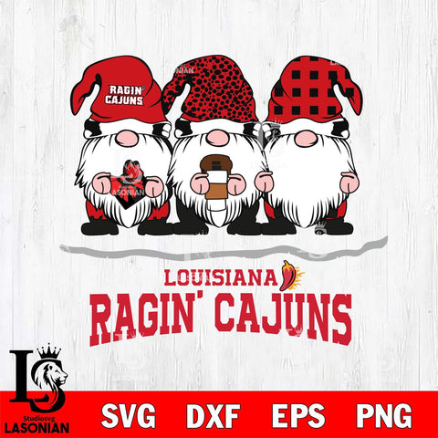 Louisiana Ragin' Cajuns Gnomes Coffee Svg Eps Dxf Png File, Digital Download, Instant Download