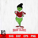 Louisiana Ragin' Cajuns Grinch Leopard Coffee Svg Eps Dxf Png File, Digital Download, Instant Download