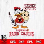 Louisiana Ragin' Cajuns Jason Voorhees 12 Svg Eps Dxf Png File, Digital Download