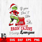 Louisiana Ragin' Cajuns Merry kissmyass grinch Svg Eps Dxf Png File,NCAA Svg Files,Digital Download,Sublimation,Instant Download