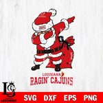 Louisiana Ragin' Cajuns Santa Claus Ugly Svg dxf eps png pdf file,NCAA svg,Digital Download,Cricut file