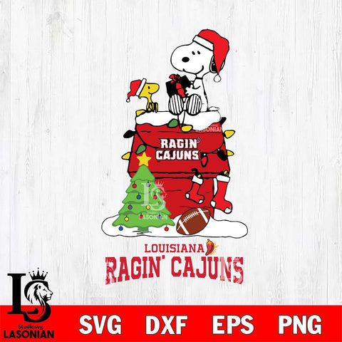 Louisiana Ragin' Cajuns Snoopy Sport 11 Svg Eps Dxf Png File, Digital Download