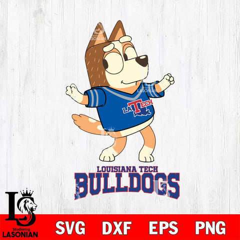 Louisiana Tech Bulldogs Chilli Dance Svg Eps Dxf Png File, Digital Download, Instant Download