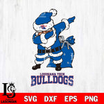 Louisiana Tech Bulldogs Santa Claus Ugly Svg dxf eps png pdf file,NCAA svg,Digital Download,Cricut file