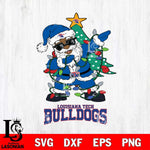 Louisiana Tech Bulldogs Santa Claus Ugly Christmas Svg dxf eps png pdf file,NCAA svg,Digital Download,Cricut file