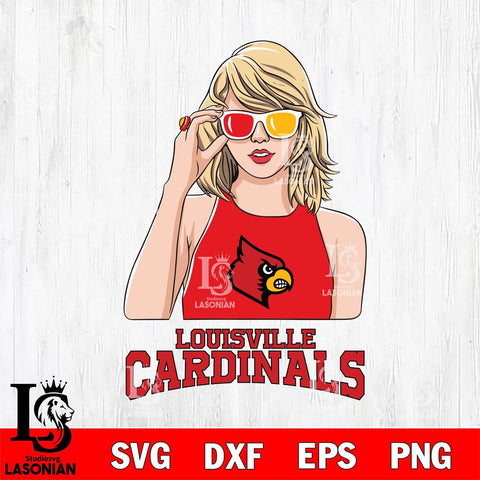 Louisville Cardinals And Taylor Swift Fan Svg Eps Dxf Png File, Digital Download, Instant Download