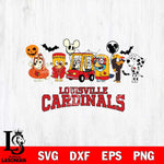 Louisville Cardinals Bluey Halloween Svg Eps Dxf Png File, Digital Download, Instant Download