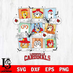 Louisville Cardinals Bluey Halloween Sport Svg Eps Dxf Png File, Digital Download, Instant Download