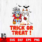 Louisville Cardinals Bluey Trick or Treat Halloween Svg Eps Dxf Png File, Digital Download, Instant Download