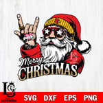 Louisville Cardinals Rock Santa Claus Football Svg dxf eps png pdf file,NCAA svg,Digital Download,Cricut file