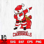 Louisville Cardinals Santa Claus Ugly Svg dxf eps png pdf file,NCAA svg,Digital Download,Cricut file