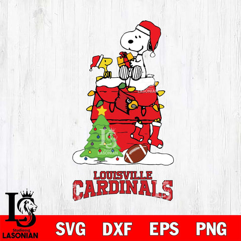 Louisville Cardinals Snoopy Sport 11 Svg Eps Dxf Png File, Digital Download