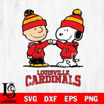 Louisville Cardinals Snoopy Sport 9 Svg Eps Dxf Png File, Digital Download