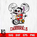 Louisville Cardinals Stitch Jigsaws Halloween Svg Eps Dxf Png File, Digital Download, Instant Download