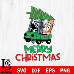 Marshall Thundering Herd Bluey Merry Christmas Svg Eps Dxf Png File, Digital Download