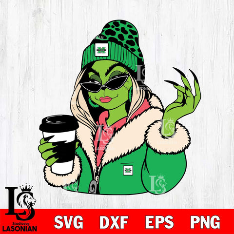 Marshall Thundering Herd Boujee Grinch 9 Svg Eps Dxf Png File, Digital Download, Instant Download