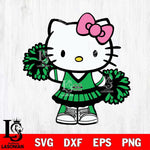 Marshall Thundering Herd Hello Kitty Cheerleader 11 Svg Eps Dxf Png File, Digital Download, Instant Download